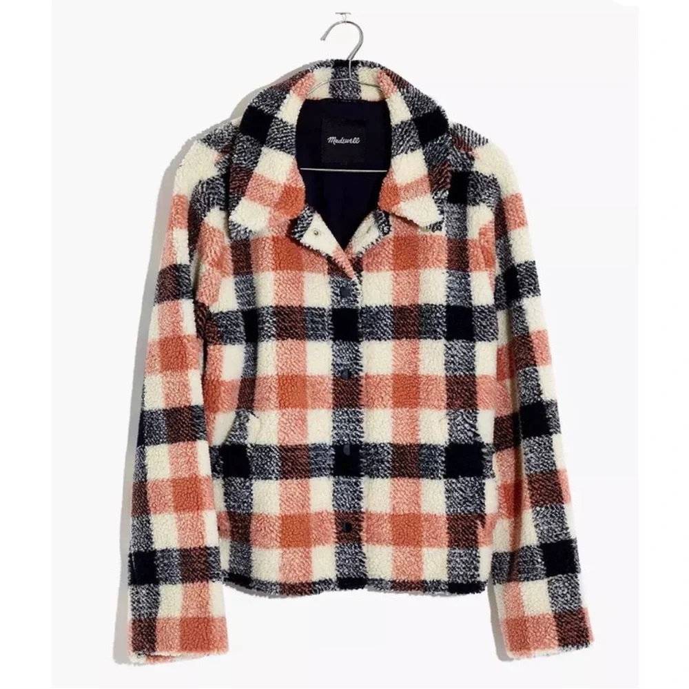 NWOT Madewell Sherpa Hazelwood jacket - Picture 3 of 7